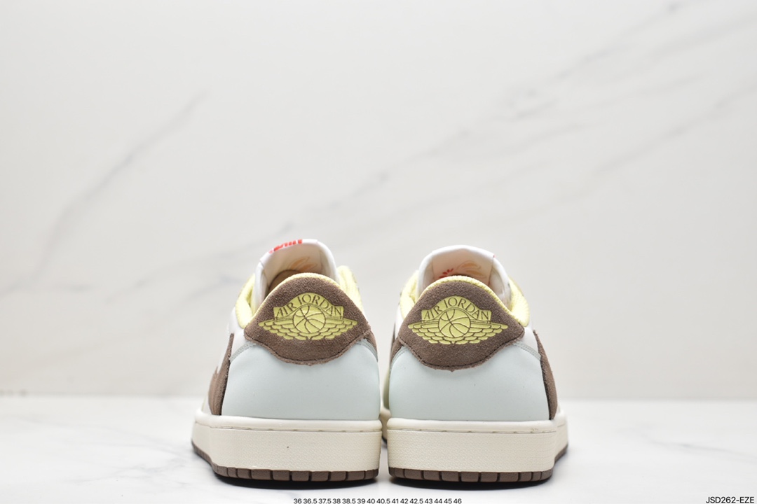 200 Travis Scott x Air Jordan 1 Low AJ1 乔丹1代低帮篮球鞋DM7866-603