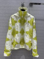 Louis Vuitton Clothing Coats & Jackets Windbreaker White Printing Spring/Summer Collection Hooded Top