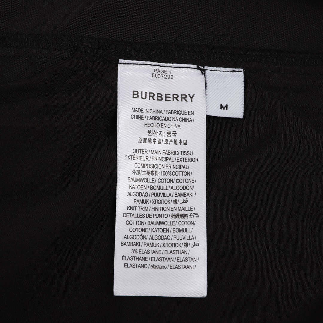220 Burberry/巴宝莉 刺绣LOGO多口袋工装短裤
