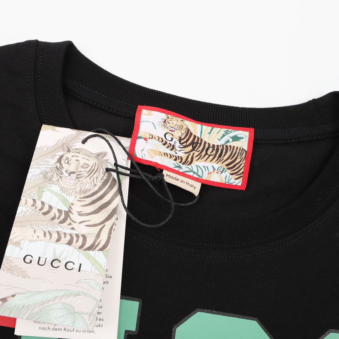 150 GUCCI/古驰 经典老虎印花短袖T恤