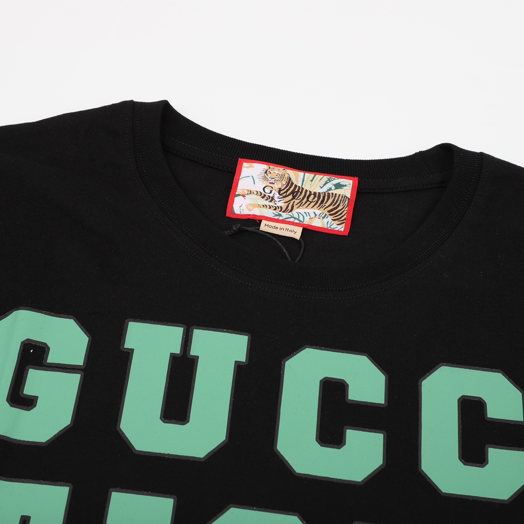 150 GUCCI/古驰 经典老虎印花短袖T恤