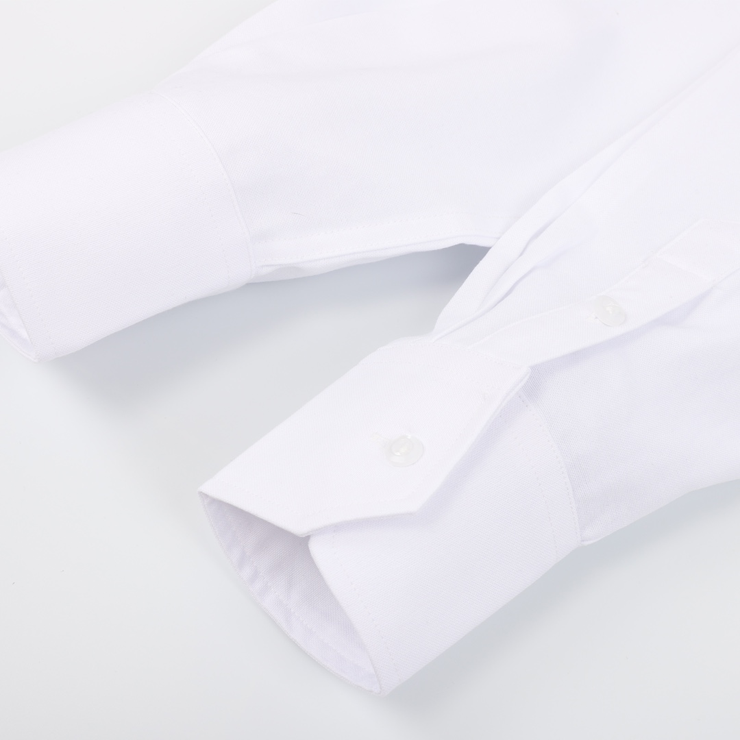 200 Thom Browne/汤姆布朗 门襟织带长袖衬衫