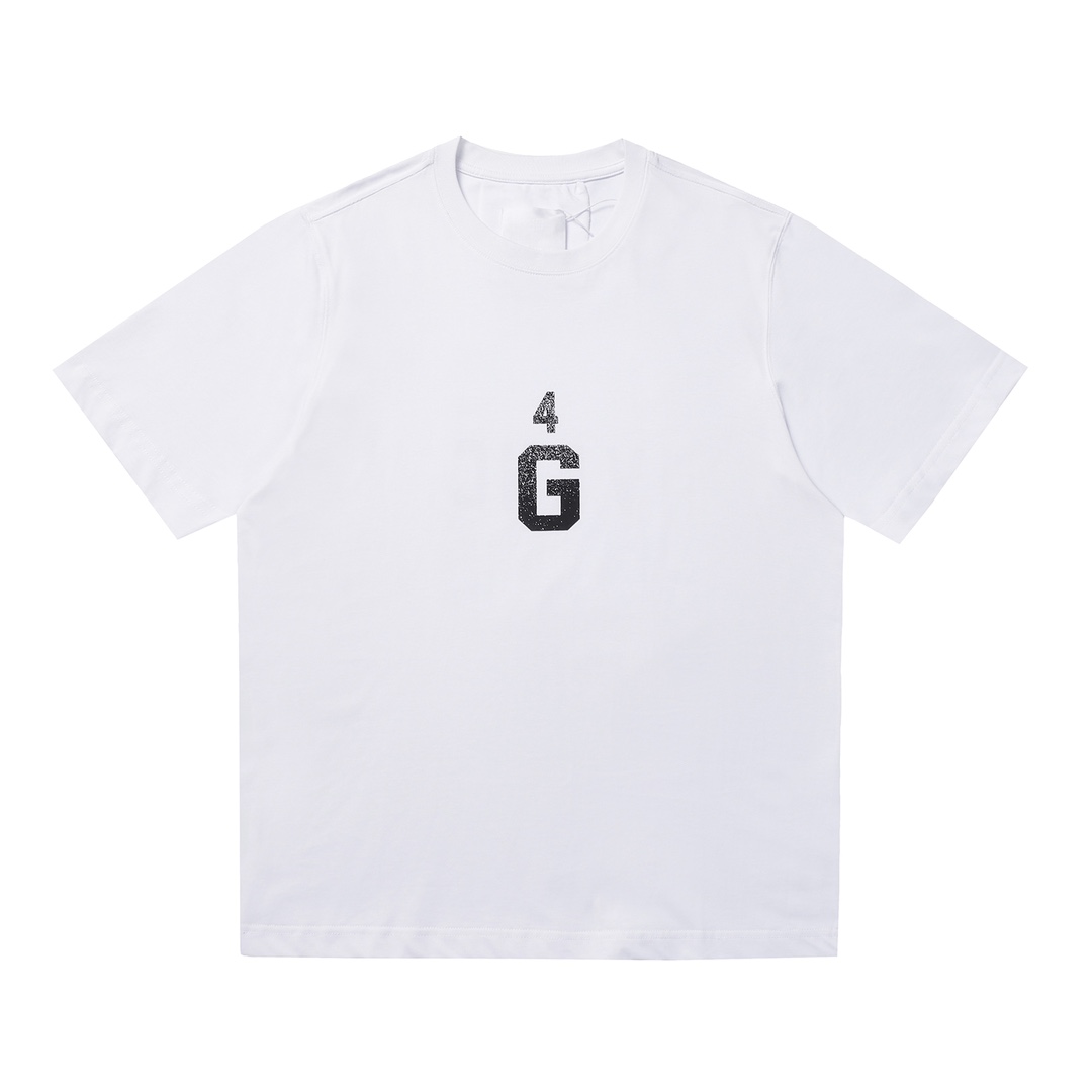Mangas cortas estampadas de la serie con el logotipo 4G estampado clásico de Givenchy GVC Tamaño: