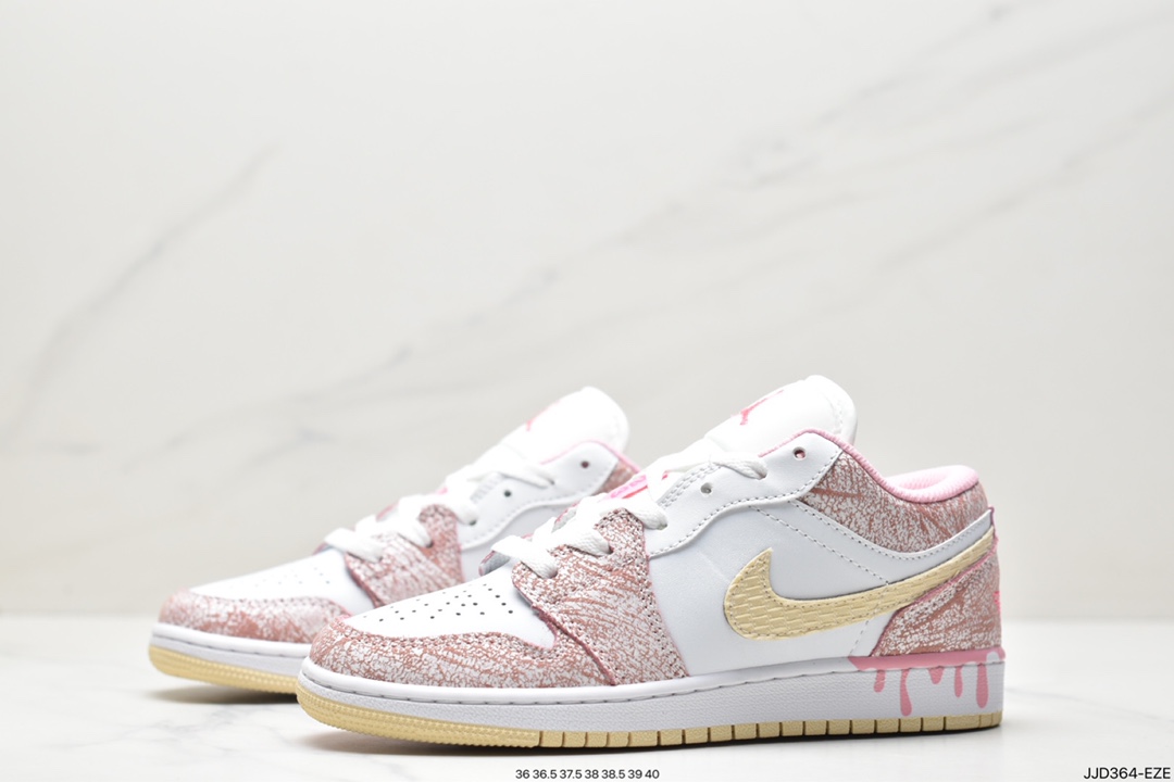 130 耐克Nike Air Jordan 1 Low”White/Obsidian/Indian”AJ1乔丹一代CW7104-601