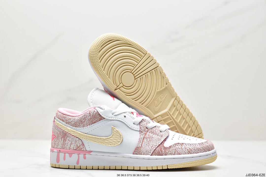 130 耐克Nike Air Jordan 1 Low”White/Obsidian/Indian”AJ1乔丹一代CW7104-601