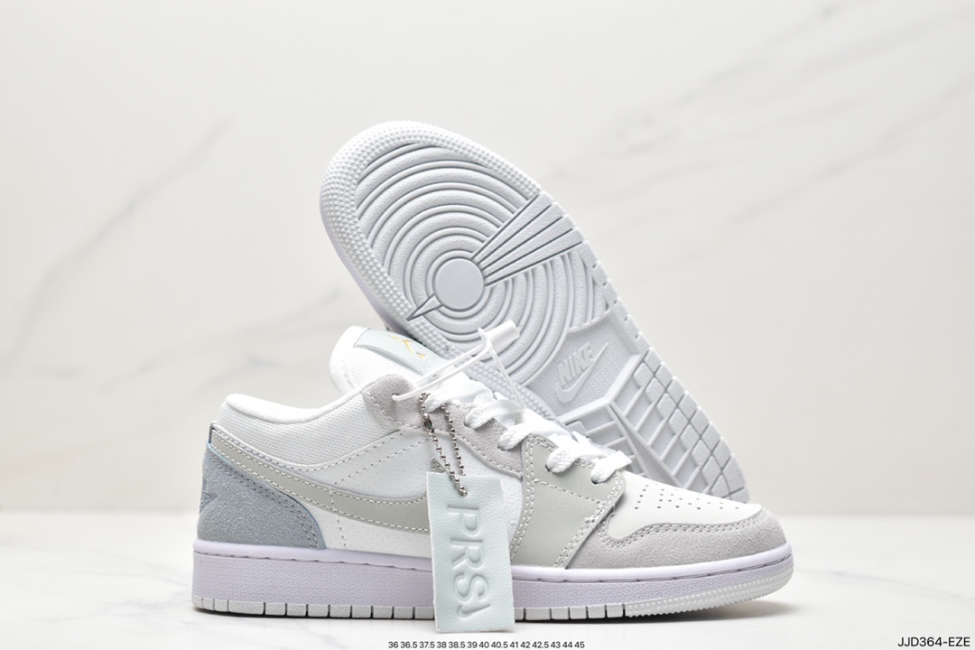 130 耐克Nike Air Jordan 1 Low”White/Obsidian/Indian”AJ1乔丹一代低帮CV3043-100