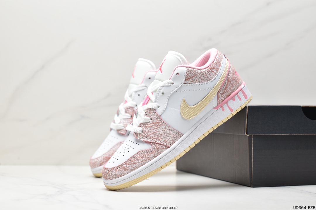 130 耐克Nike Air Jordan 1 Low”White/Obsidian/Indian”AJ1乔丹一代低帮CV3043-100