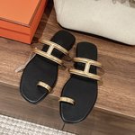 Hermes Shoes Sandals Top Perfect Fake
 Chamois Genuine Leather Fashion