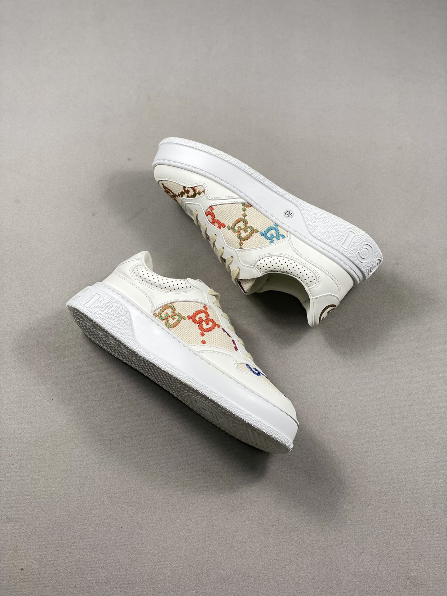 380  天花板 纯原级别 海外高奢 Gucci Screener GG High-Top Sneaker运动休闲鞋