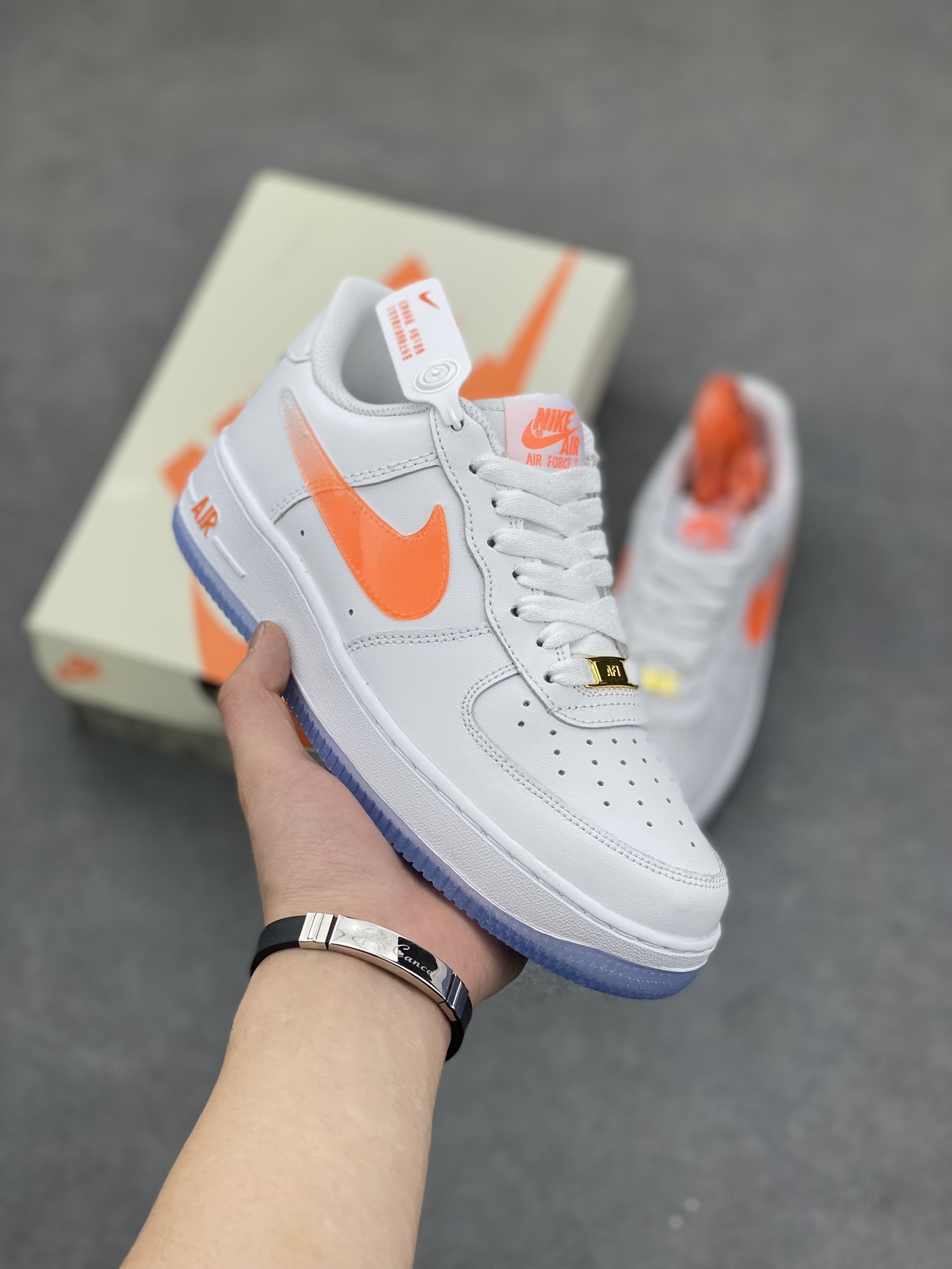 Nike Air Force 1 Low '07 'Gradient Orange' Casual Sneakers