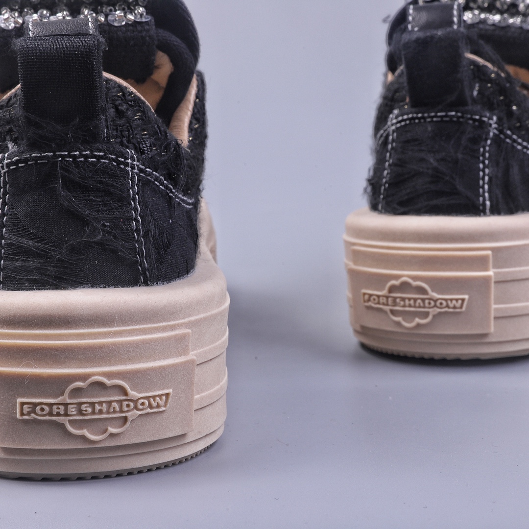 Emerging brand FORESHADOW ”Double-Uni” Sneaker thick sole