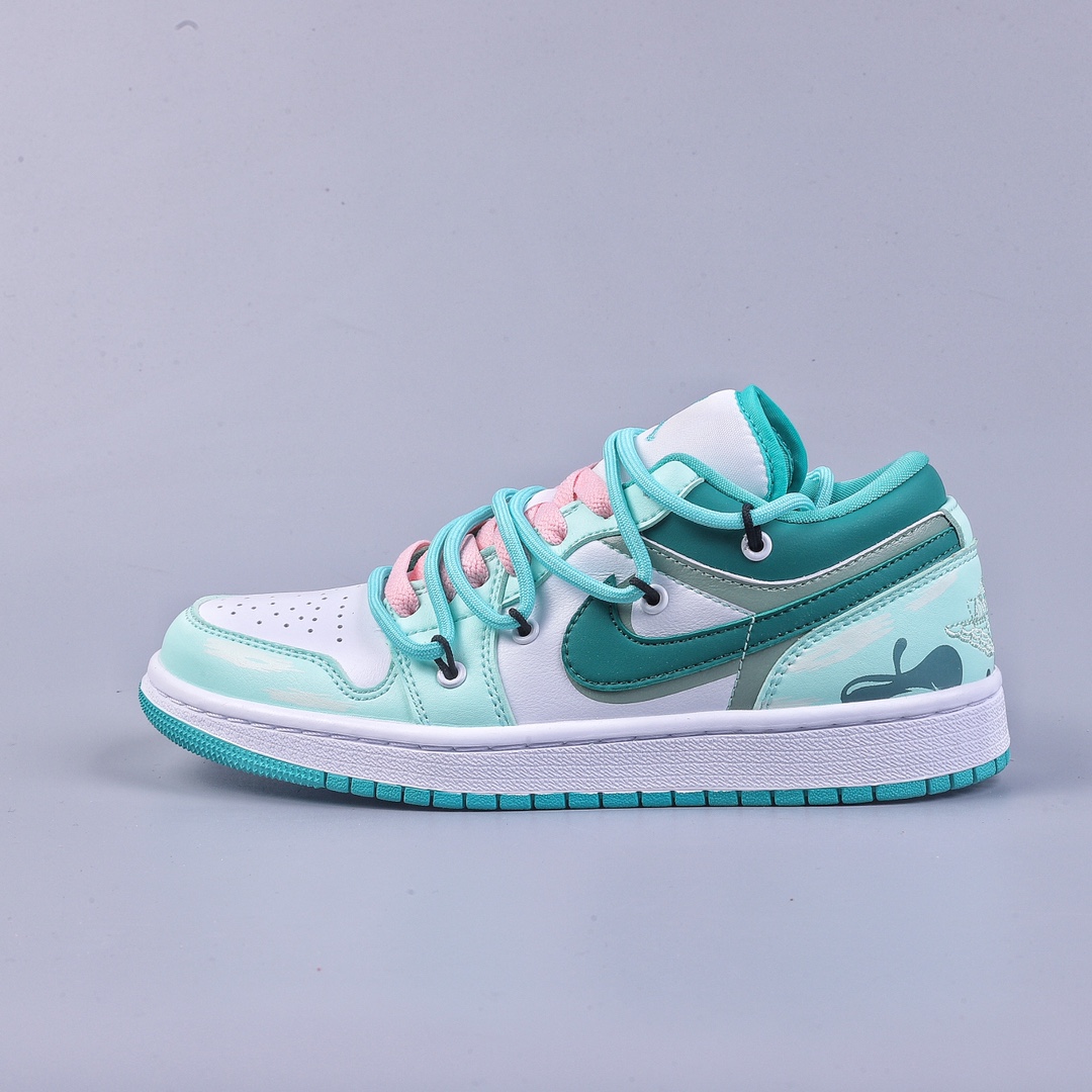 220 Air Jordan AJ1 Low 白绿城堡限定 DC0774-132
