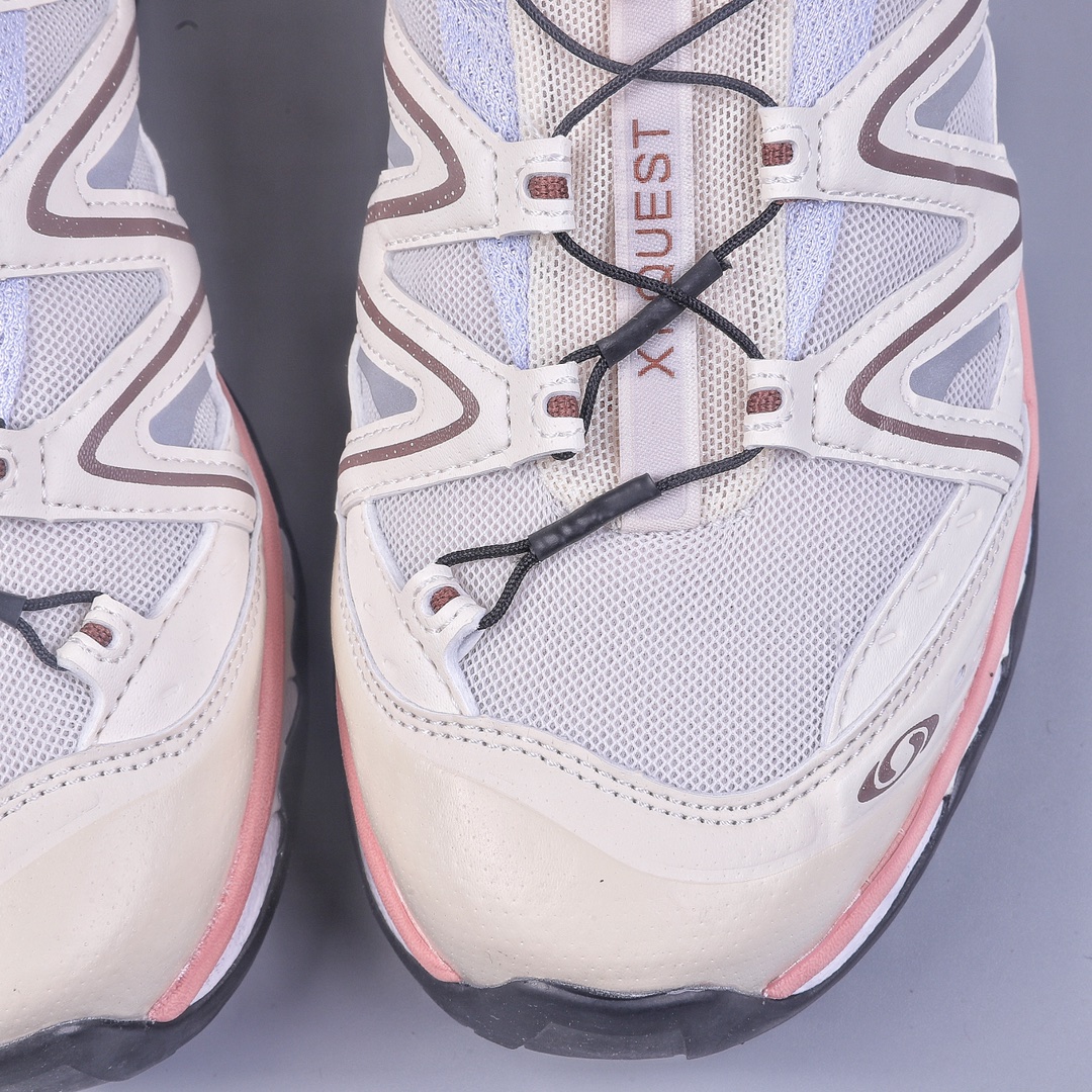 Green X French outdoor brand-Salomon XT-Quest ADV ”Milky White”