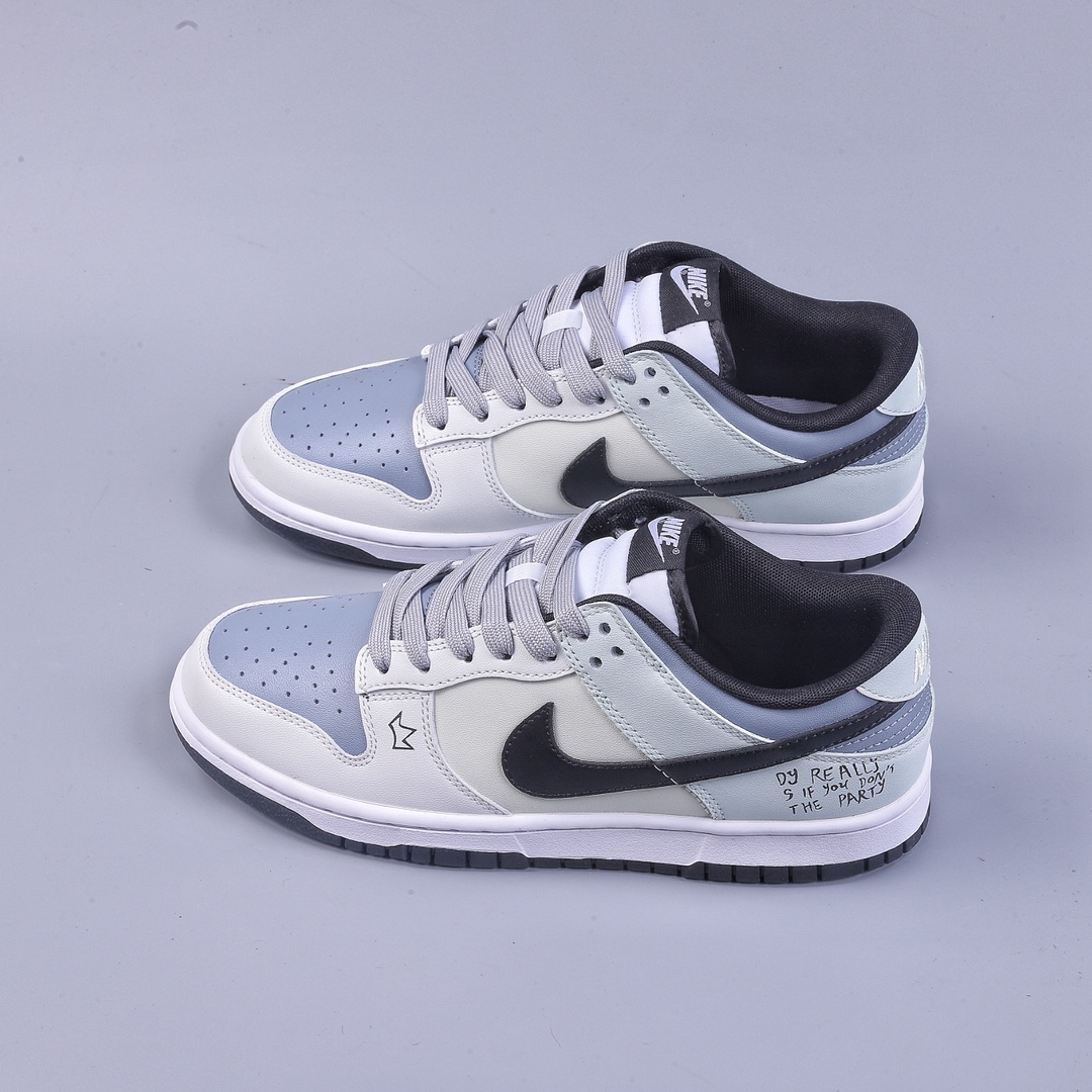 300 Nike Dunk Low “灰白黑电玩”官网定制 DD3696-255