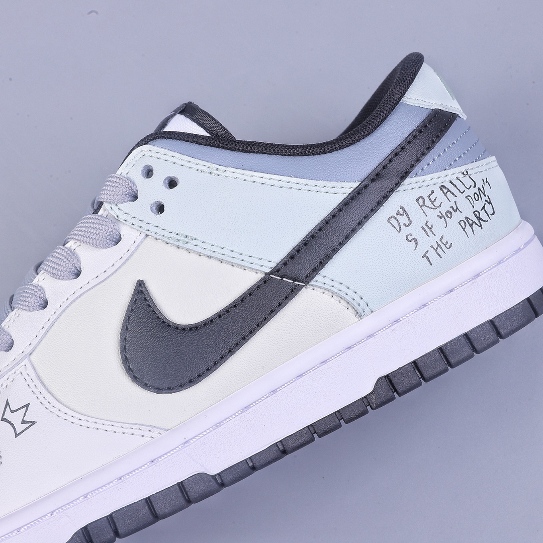 300 Nike Dunk Low “灰白黑电玩”官网定制 DD3696-255
