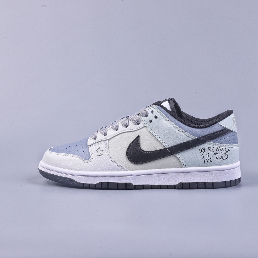 300 Nike Dunk Low “灰白黑电玩”官网定制 DD3696-255