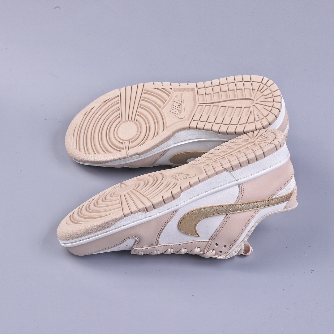 280 A版NK Dunk Low ”Gold Swoosh” 奶茶金钩 DX5930-001