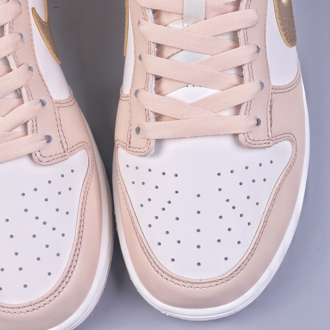 280 A版NK Dunk Low ”Gold Swoosh” 奶茶金钩 DX5930-001
