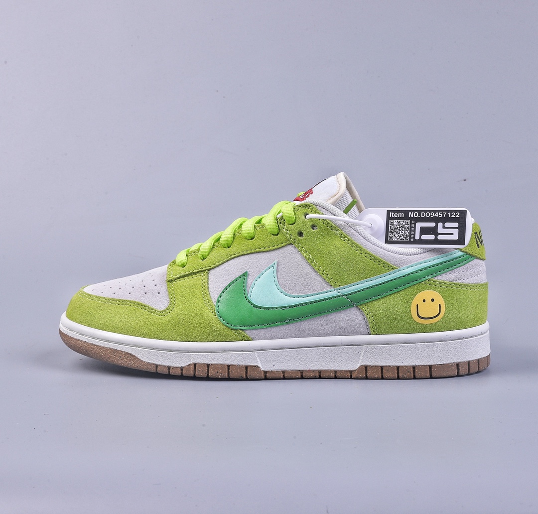 220 CS版Nk SB Dunk Low ”85” 青苹果 笑脸 SB低帮运动休闲板鞋 DO9457-122