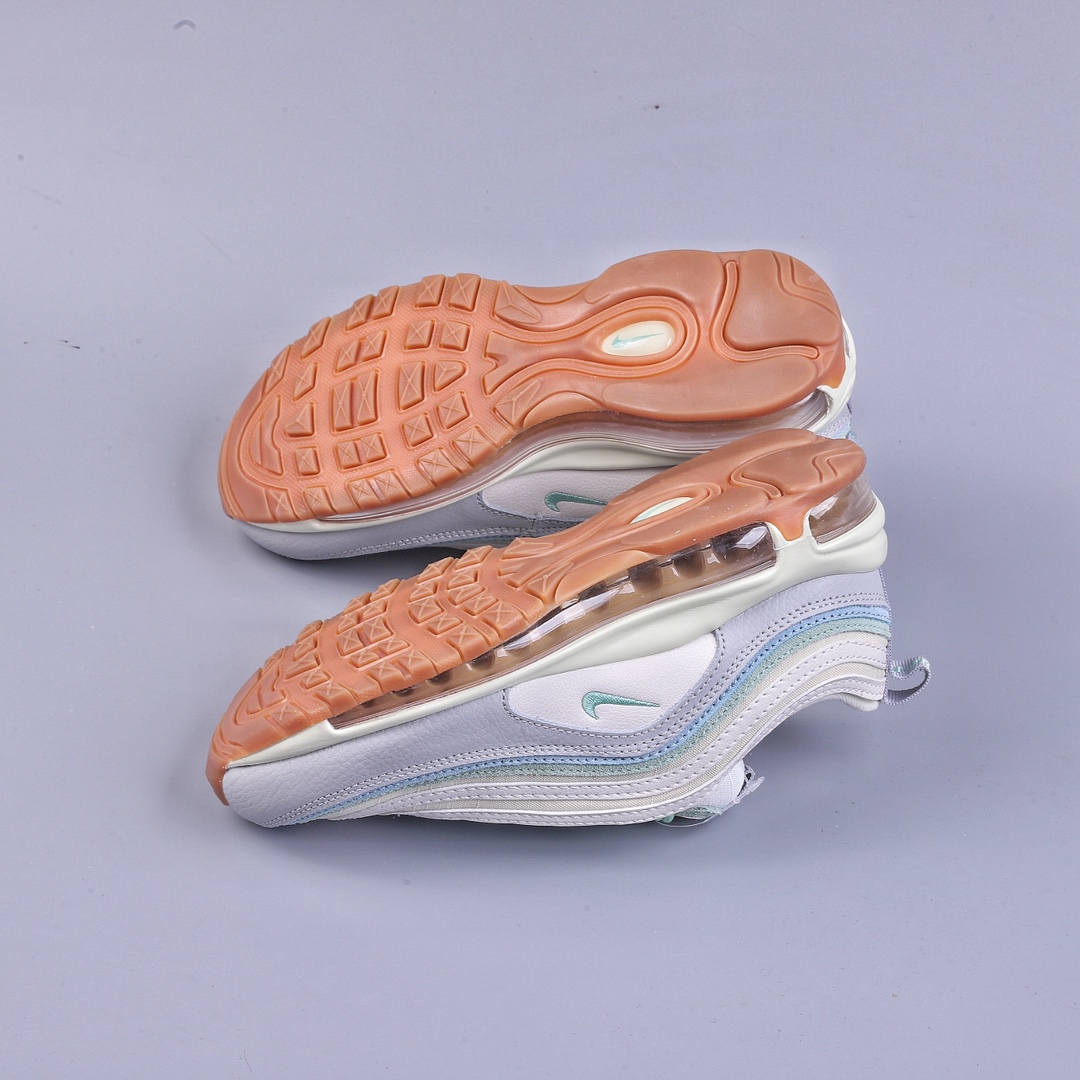 240 Nike Air Max 97 灰绿色 复古休闲气垫跑步鞋 DX5766-131
