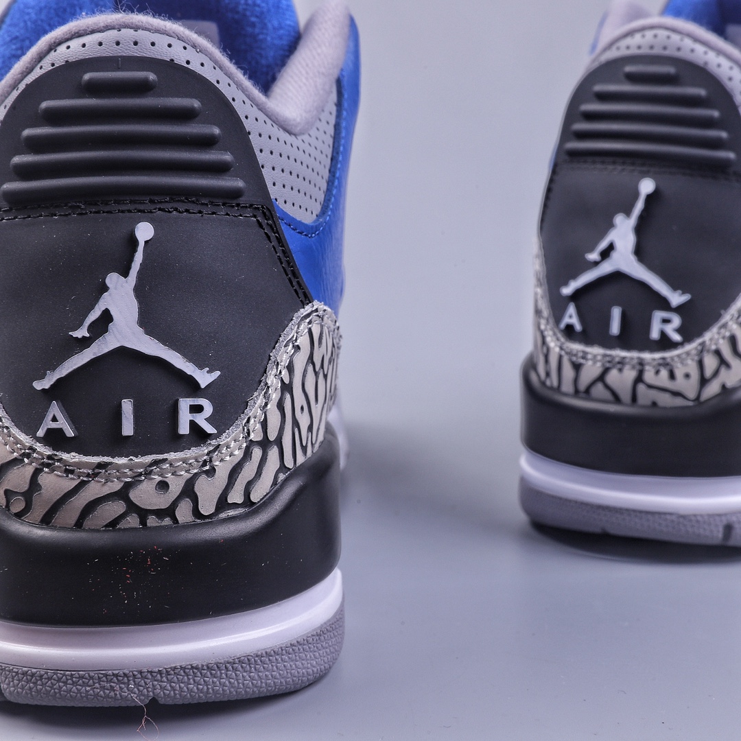 280 R版Air Jordan 3Retro ”Varsity Royal” 皇家蓝水泥爆裂纹 CT8532-400