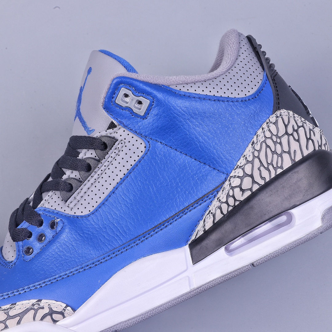 280 R版Air Jordan 3Retro ”Varsity Royal” 皇家蓝水泥爆裂纹 CT8532-400