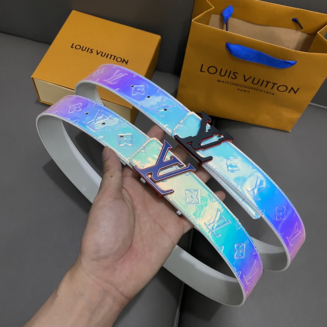 Louis Vuitton 1:1
 Belts Replica Every Designer
 Splicing Patent Leather Spring/Summer Collection