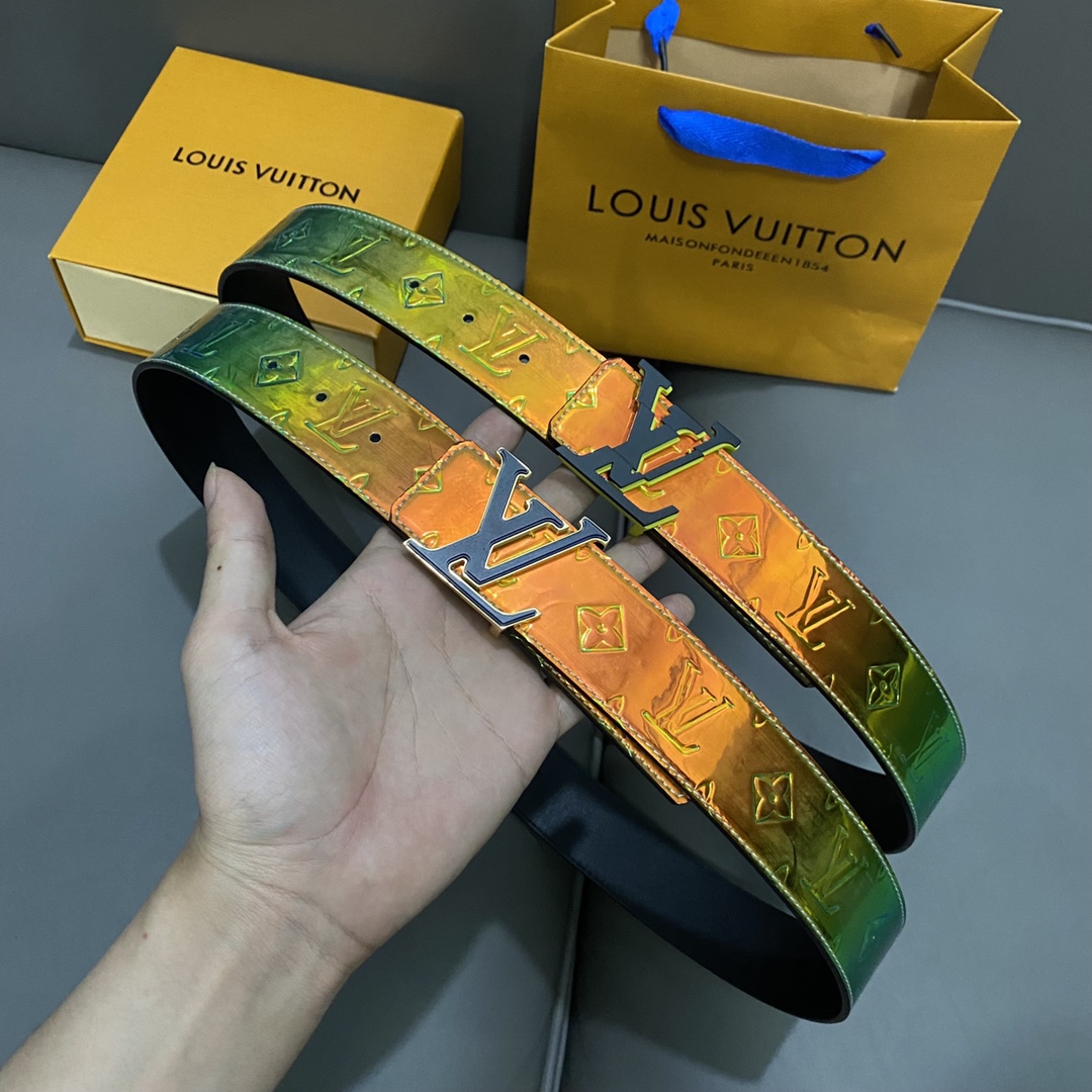 Louis Vuitton Belts Buy Replica
 Splicing Patent Leather Spring/Summer Collection