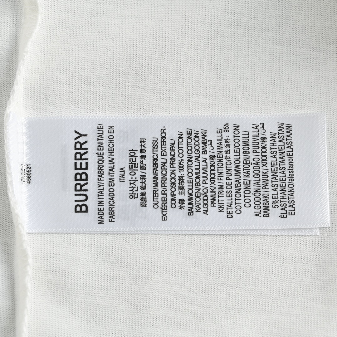 170 Burberry/巴宝莉 23ss 秀款哥特式字母印花短袖