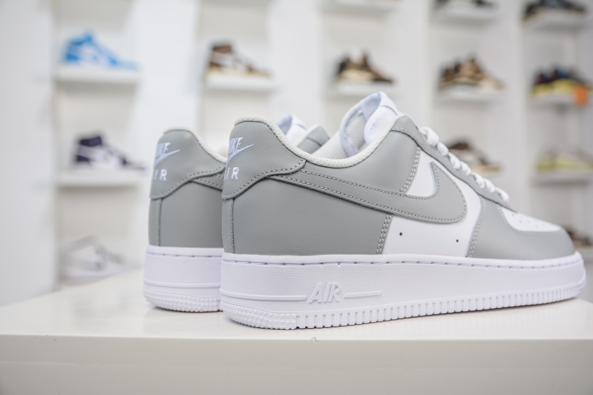 Nike Air Force 1 Low white and gray Air Force 1 low-top versatile casual sports sneakers FD9763-101