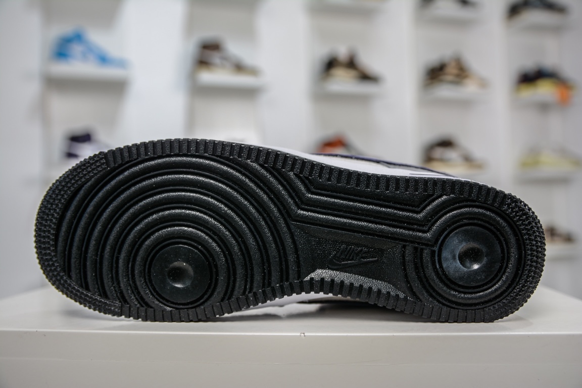 新品出货 Nike Air Force 1 Low ’07 灰紫勾麂皮 HH9636-056