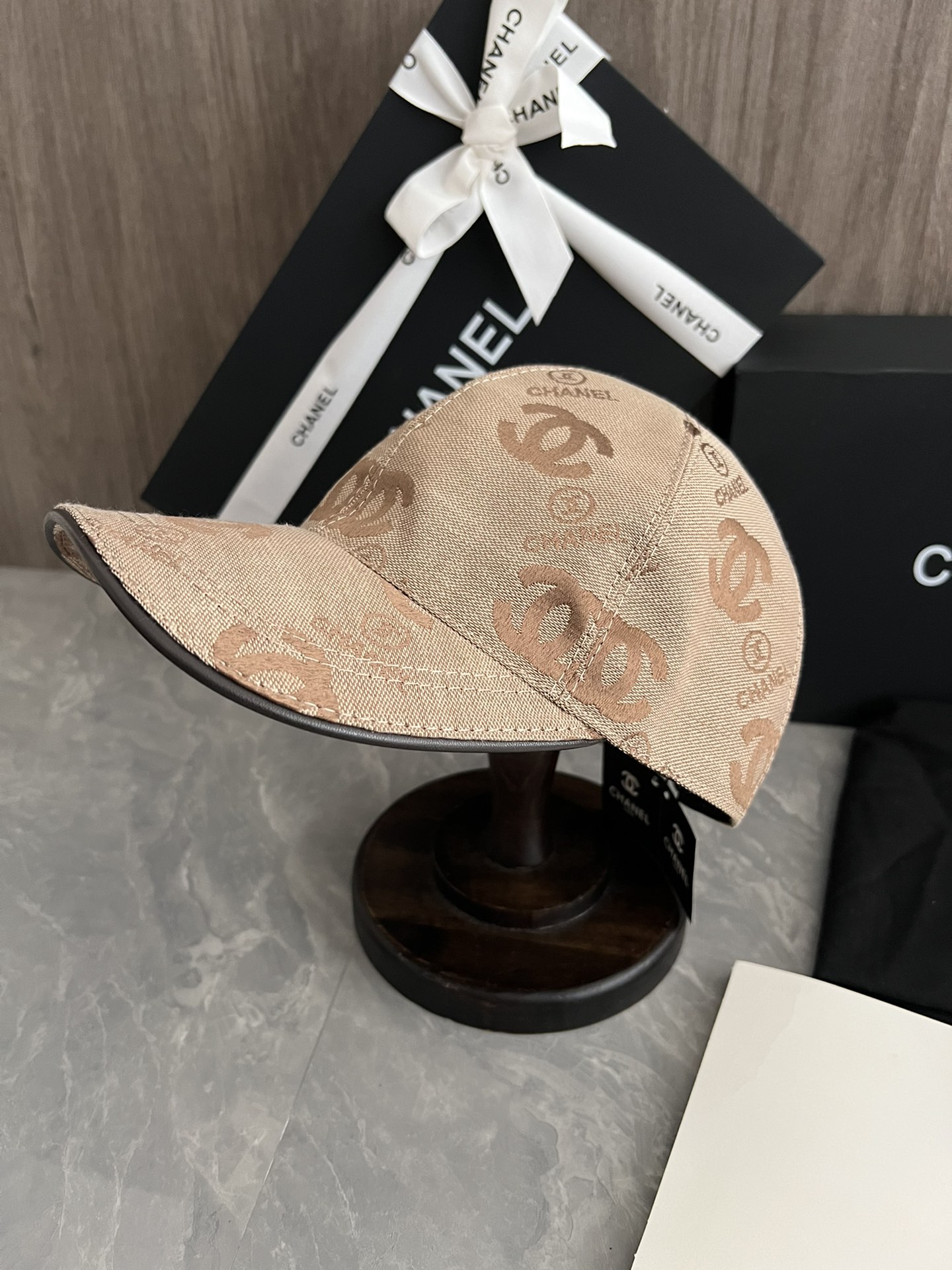 [Chanel Hats]LOGO jacquard is exquisite and flawless Original original fabric