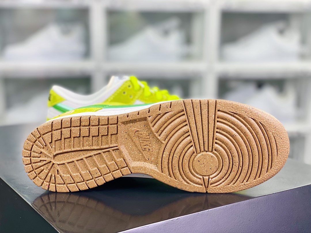 SB Dunk Low SE”85 Double Swoosh/Grey/Apple Green”扣篮“麂皮苹果绿双钩笑脸”DO9457-122