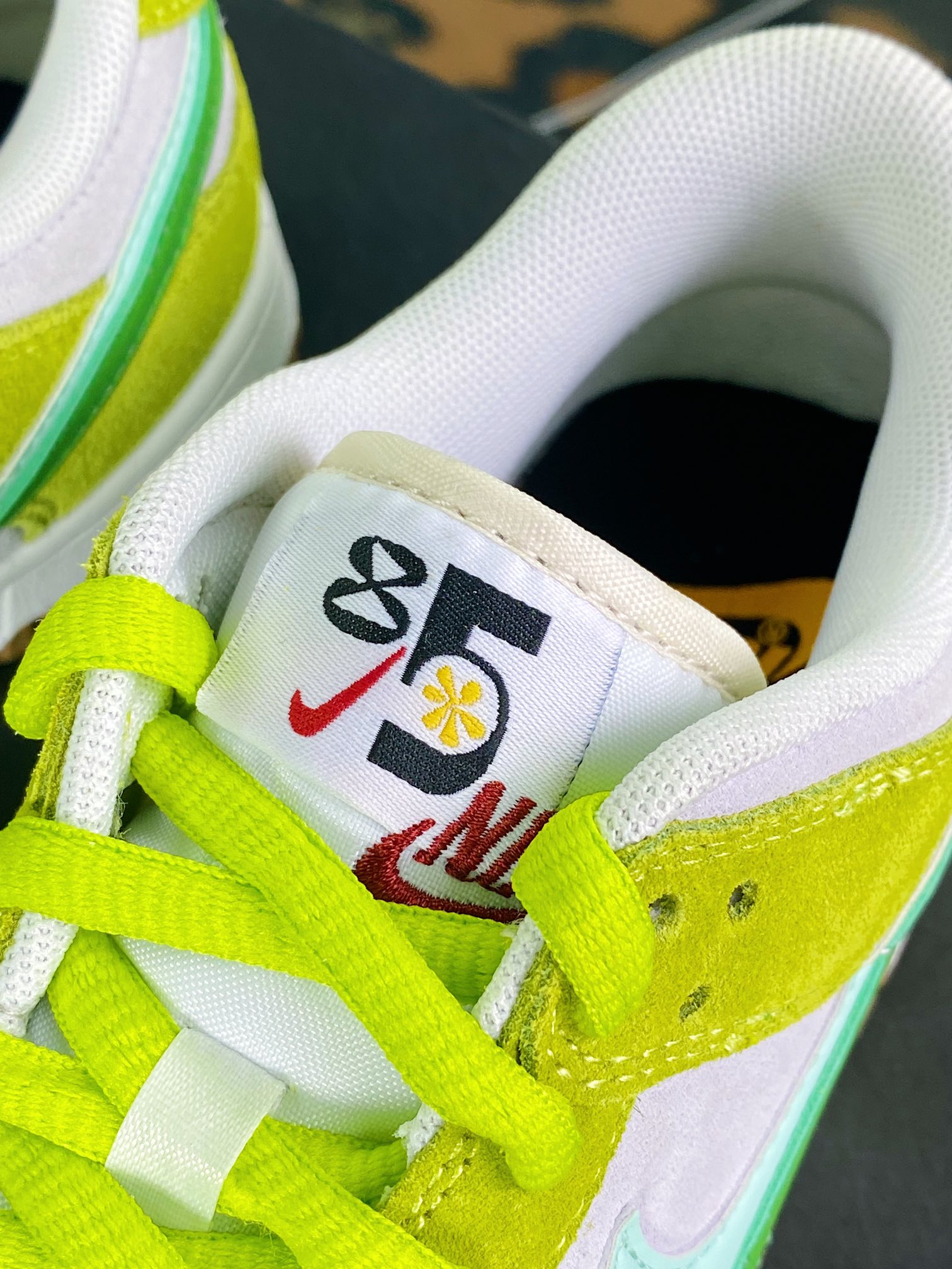 SB Dunk Low SE”85 Double Swoosh/Grey/Apple Green”扣篮“麂皮苹果绿双钩笑脸”DO9457-122