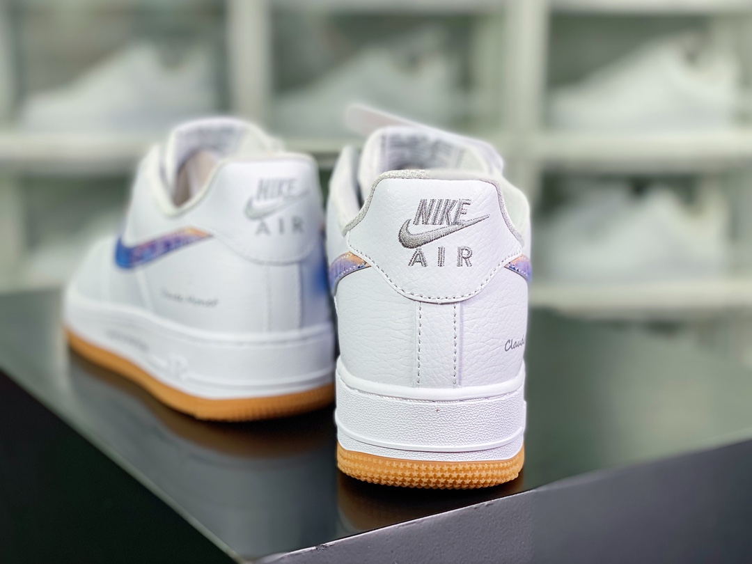 Air Force 1’07 LV8” White/Sunrise”空军一号板鞋“皮革白紫朝霞日出”DH4406-201
