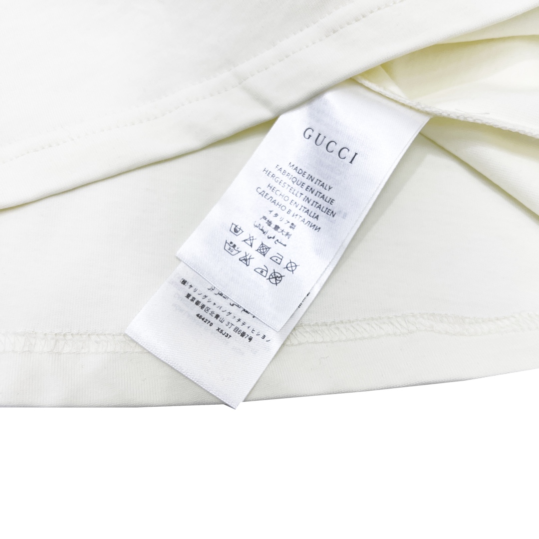 170 Gucci/古驰 23ss 长耳兔印花短袖 夏季新款