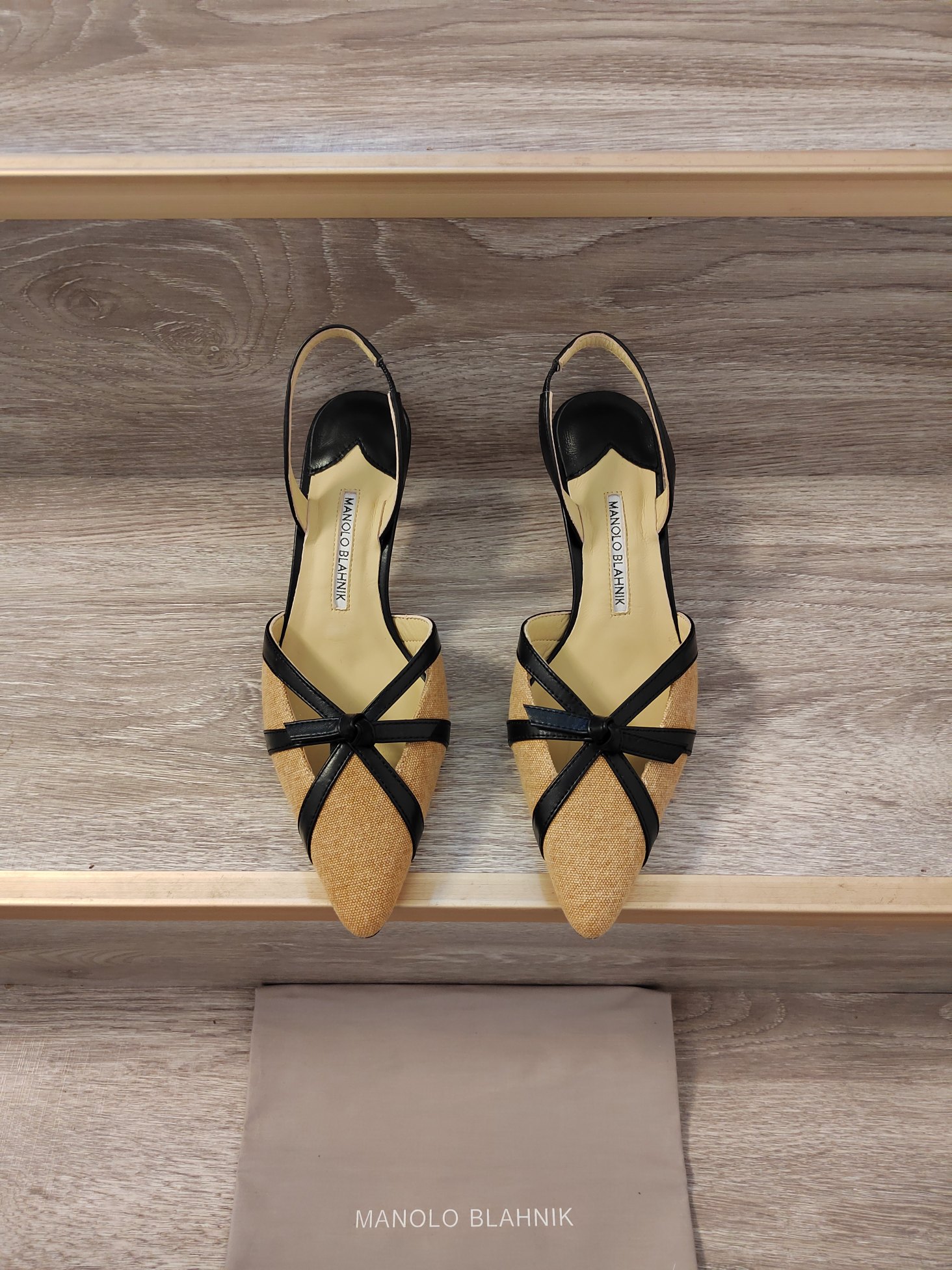 Manol Blahnik Spring/Summer Bumuler Shores: Original, High-density Tarpaulin, Italian Craftsmanship