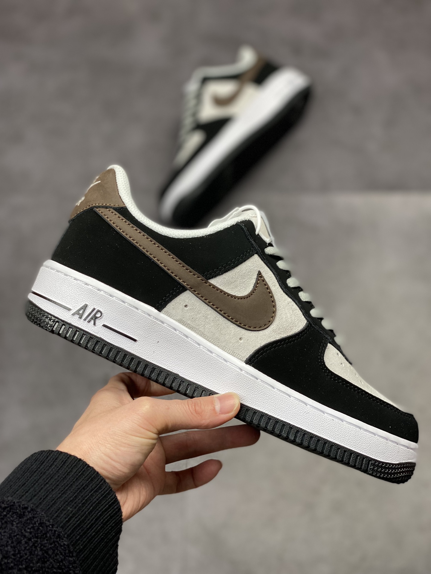 230 Nike Air Force 1 Low 07 灰黑棕麂皮 HH3612-633