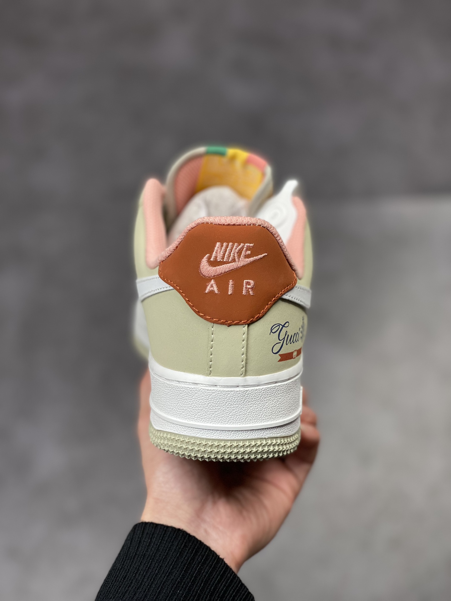 210 Nike Air Force 1 Low 07 米灰紫蓝拼接 315115-009
