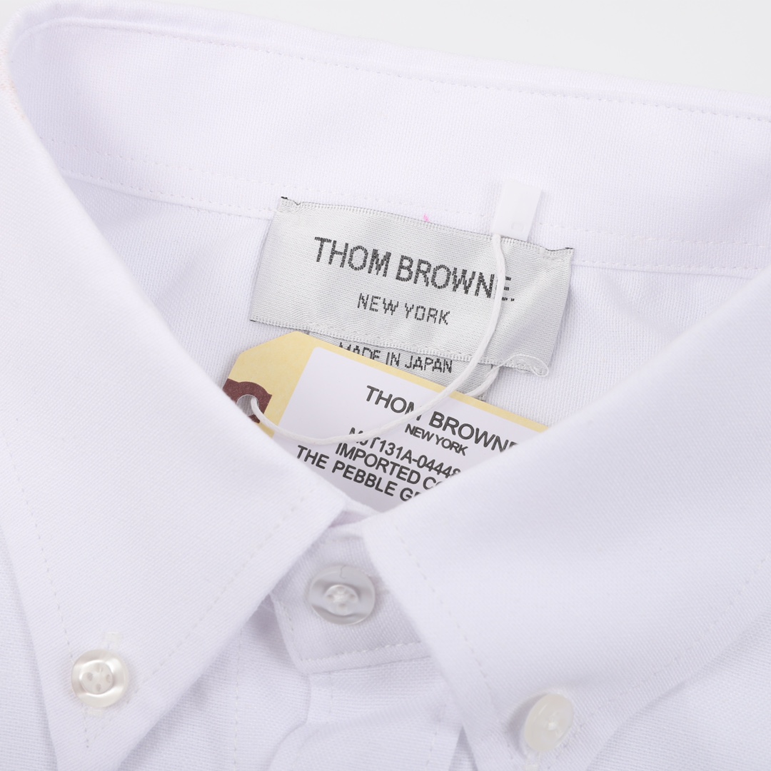200 Thom Browne/汤姆布朗 袖口织带长袖衬衫