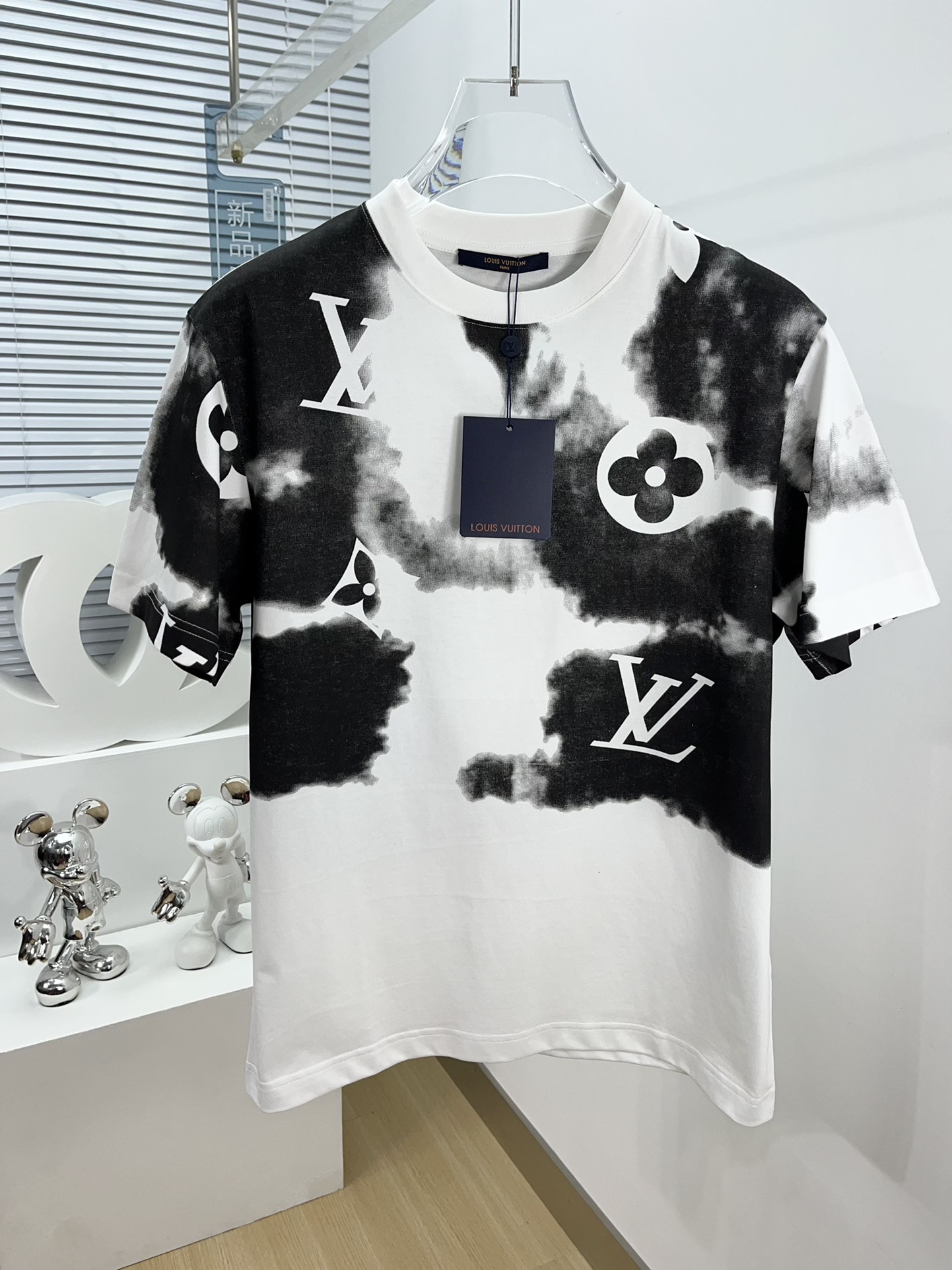 Louis Vuitton Clothing T-Shirt Cotton Spring/Summer Collection Fashion Short Sleeve