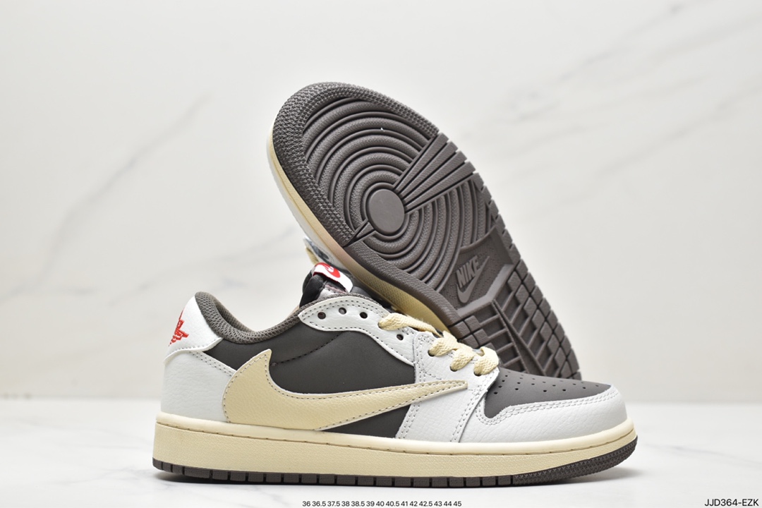 Travis Scott x Air Jordan 1 Low AJ1 Jordan 1st generation low-top basketball shoes DM7866-140