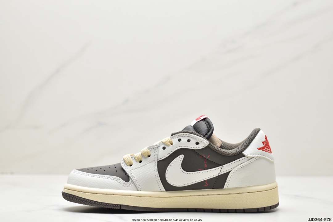 Travis Scott x Air Jordan 1 Low AJ1 Jordan 1st generation low-top basketball shoes DM7866-140