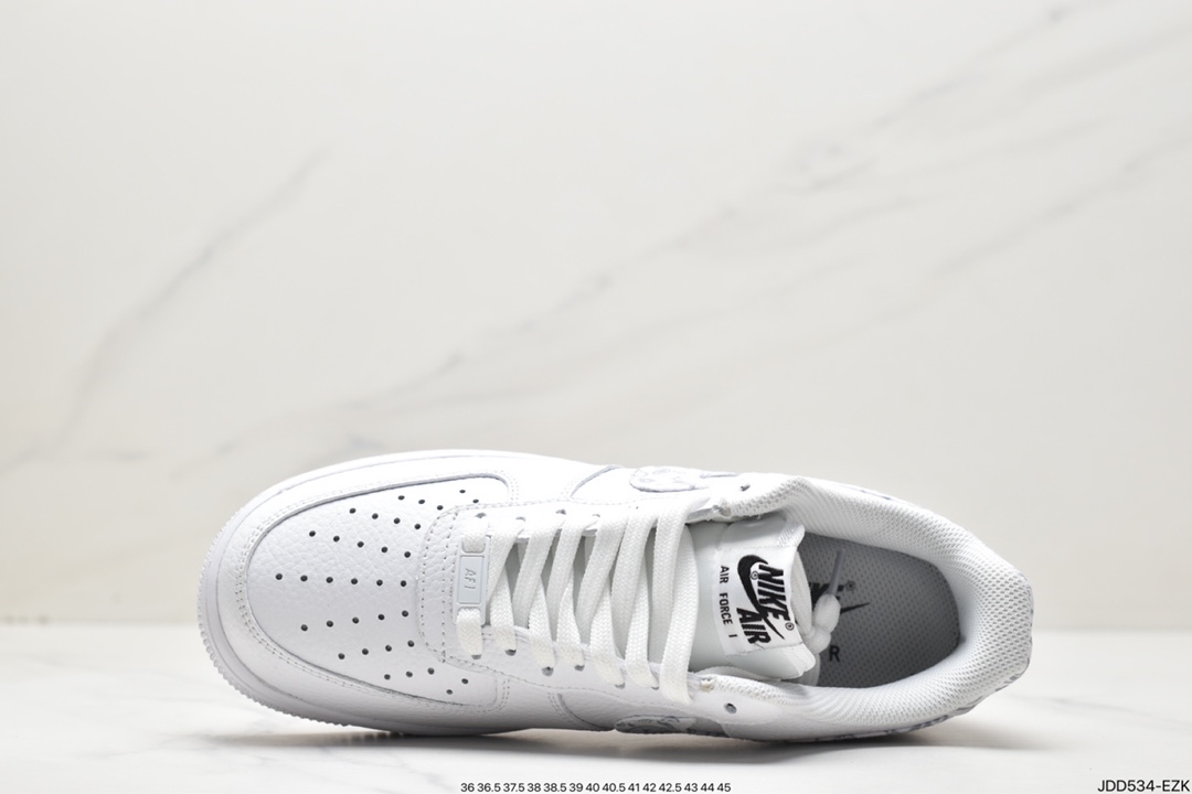 120 Nike Air Force 1'07”40th Anniversary/White Black”空军一号DQ7658-100