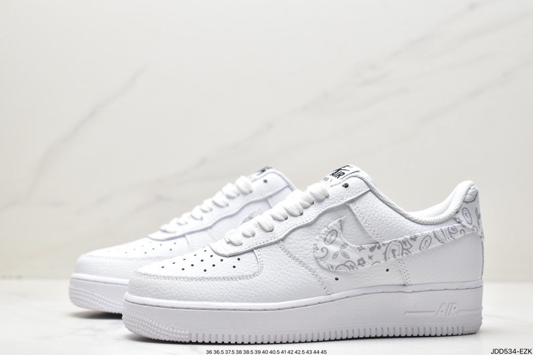 120 Nike Air Force 1'07”40th Anniversary/White Black”空军一号DQ7658-100