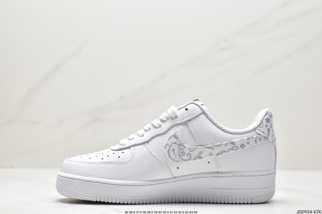 120 Nike Air Force 1'07”40th Anniversary/White Black”空军一号DQ7658-100