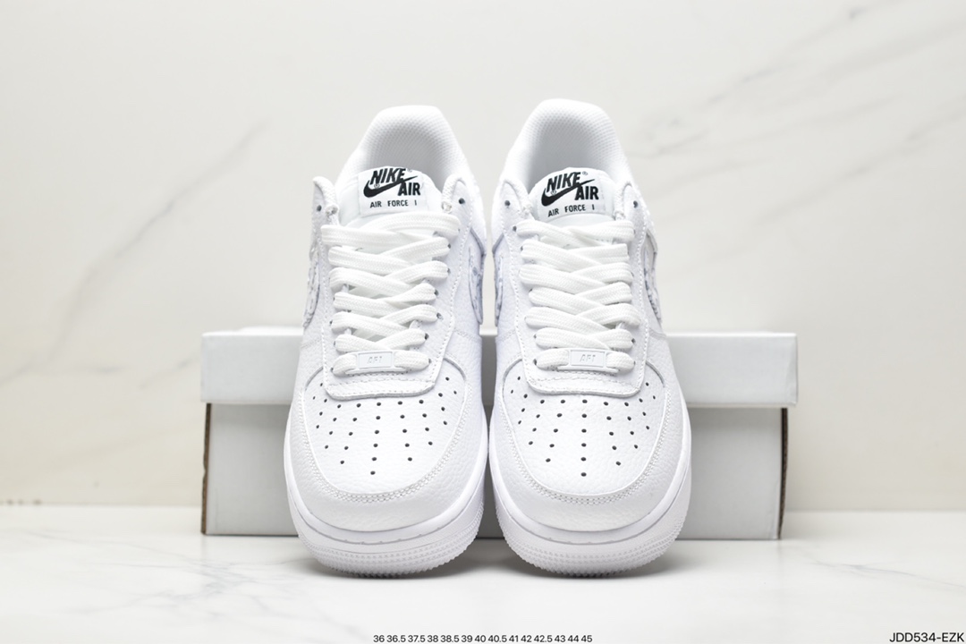 120 Nike Air Force 1'07”40th Anniversary/White Black”空军一号DQ7658-100