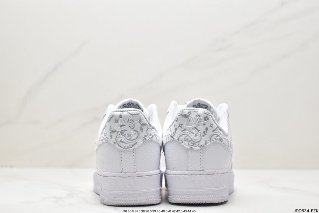 120 Nike Air Force 1'07”40th Anniversary/White Black”空军一号DQ7658-100