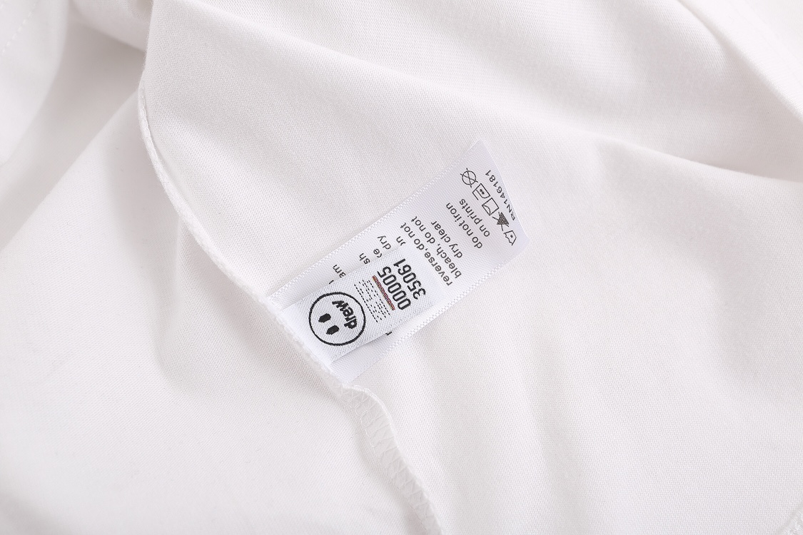 “DREW HOUSE White Short Sleeve T-Shirt in Pure Cotton Fabric – Style ncp D028#” - 图片 9