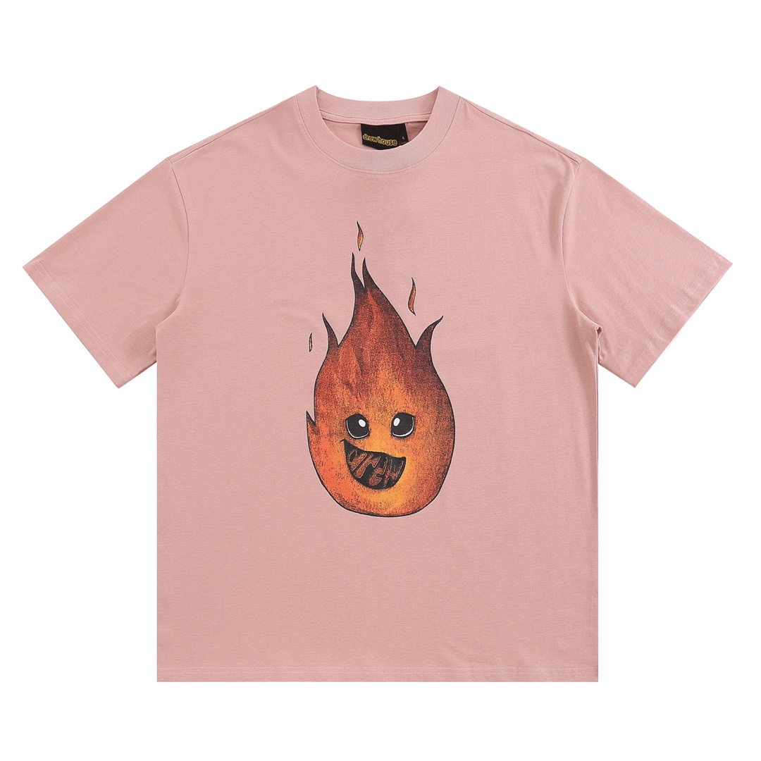 “Drew House Pink Flight Falls Hoodie in Various Sizes and Fabric”